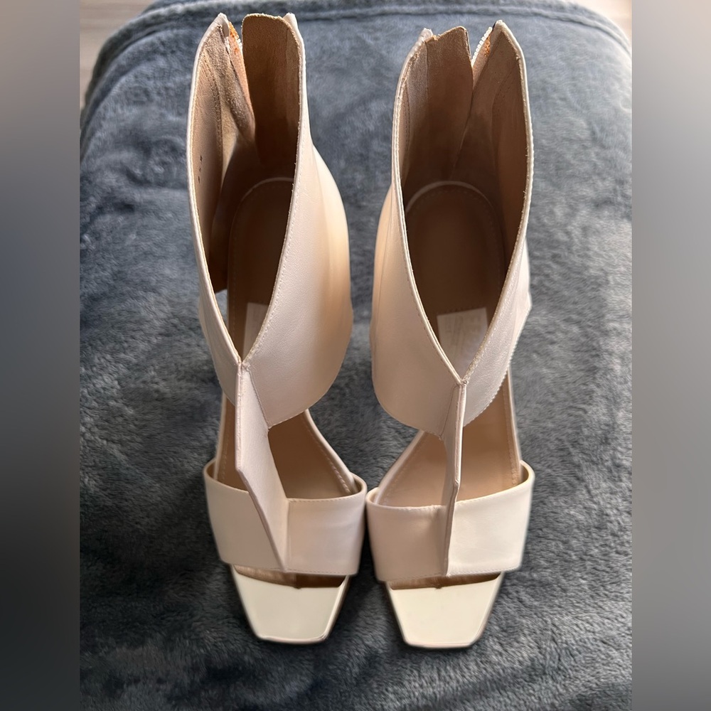 Ferragamo White Heels